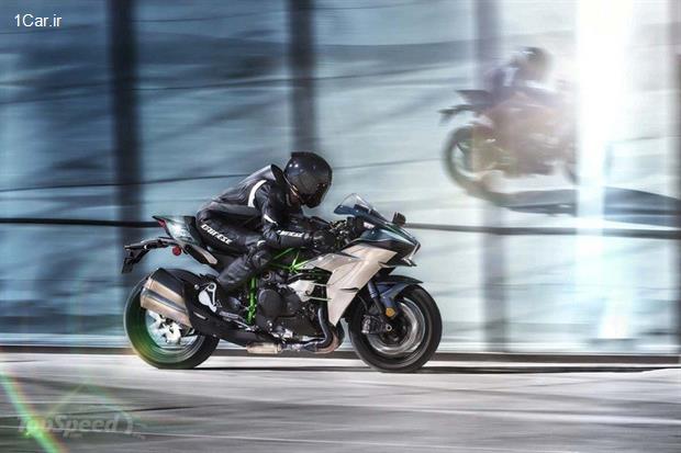 بررسی موتورسیکلت کاوازاکی Ninja H2 مدل 2015